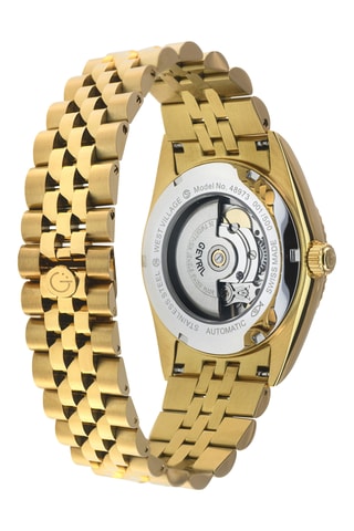 Orologio automatico in acciaio - Dorato e marrone