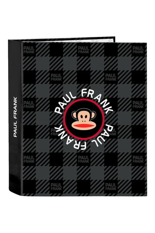 Map Paul Frank - Zwart en Grijs - 27 x 6 x 33 cm
