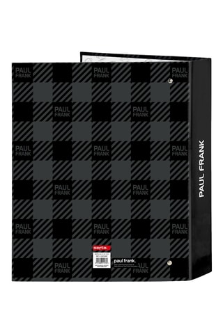Map Paul Frank - Zwart en Grijs - 27 x 6 x 33 cm