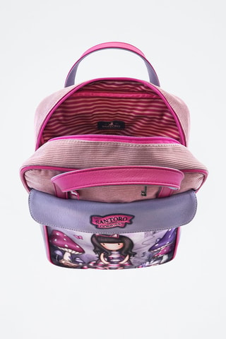 Rugtas Santoro’s Curiosity Lichtblauw en Paars - Blauw, paars en roze