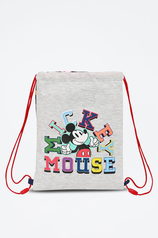 Rugtas Mickey Disney Gemêleerd Lichtgrijs - Grijs