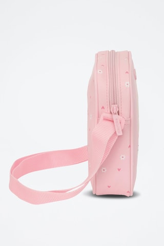 Schoudertas Roze - Wit en roze