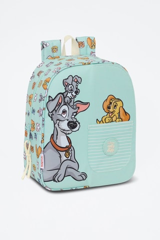 Rugtas Belle en de Vagebond Disney - Hemelsblauw - Blauw