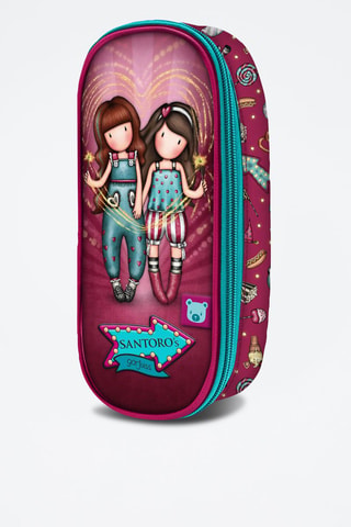 Etui Santoro’s Fireworks Bordeauxrood - Roze