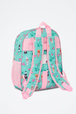 Rugtas Na! Na! Na! Surprise! - Turquoise en Roze - Blauw en roze