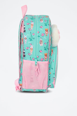 Rugtas Na! Na! Na! Verrassing - Turquoise en Roze - Blauw en roze