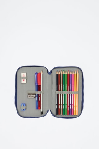 Gevuld Etui Harry Potter - 29-delig - Marineblauw - Blauw