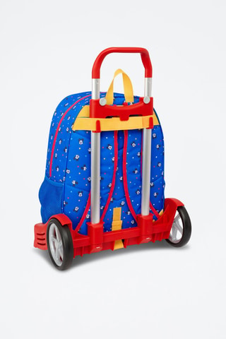 Rugtas met Wieltjes Mickey Disney - Koningsblauw - Blauw