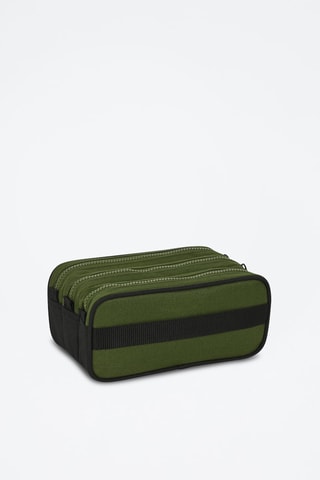 Etui - Zwart en Donkergroen - Zwart en groen