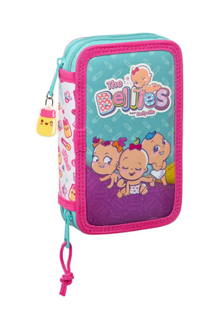 Gevulde Etui - The Bellies from Bellyville - 28-delig - paars en turquoise - Blauw en paars