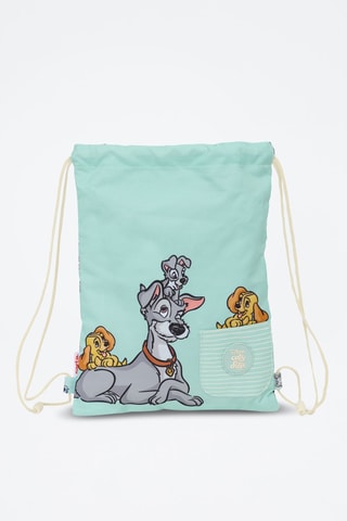 Rugtas Belle en de Vagebond Disney - Hemelsblauw - Blauw