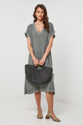 Vestido largo - Caqui