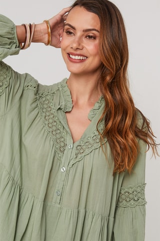 Vestido midi - Verde
