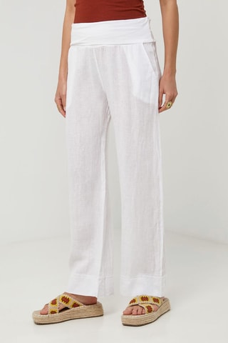 Pantalon en lin - Blanc