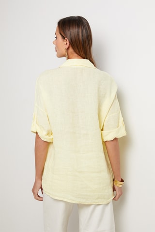 Camisa de lino - Amarillo