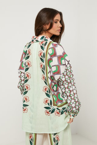 Camisa de lino - Verde