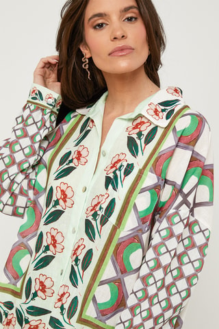 Camisa de lino - Verde