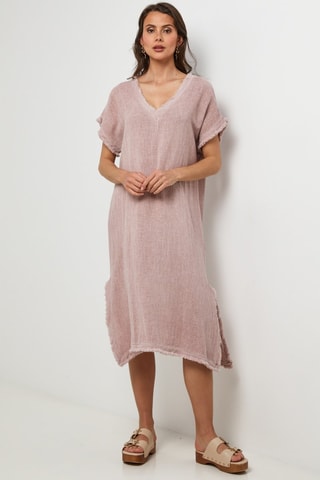 Vestido midi - Rosa