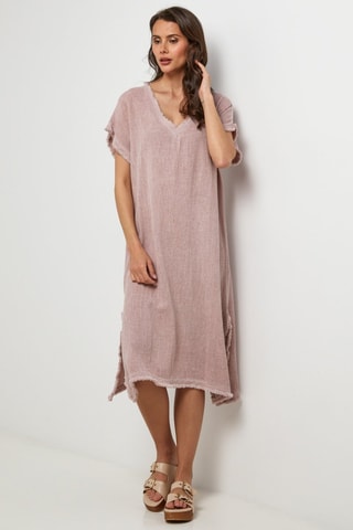 Vestido midi - Rosa
