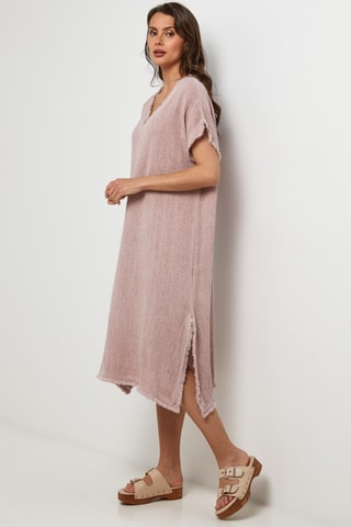 Vestido midi - Rosa