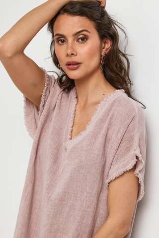 Vestido midi - Rosa
