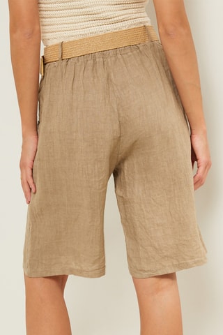 Bermudas de lino - Topo