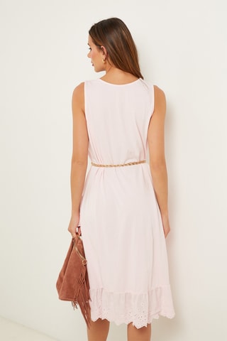 Vestido trapecio - Rosa