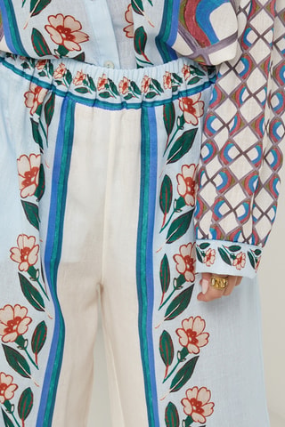 Pantalón palazzo - Azul