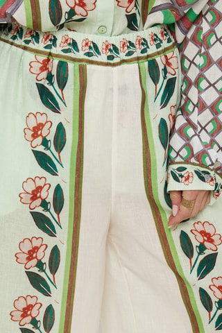 Pantalón palazzo - Verde
