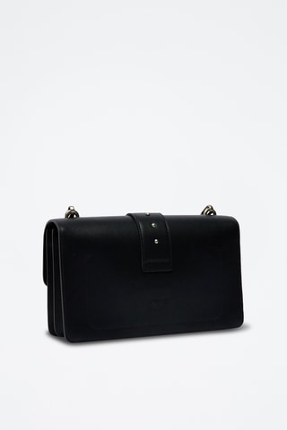 Leren Schoudertas Love One Classic - Zwart