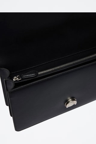 Leren Schoudertas Love One Classic - Zwart