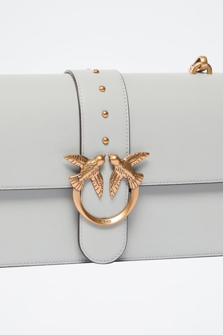 Leren Schoudertas Love One Classic - Beige