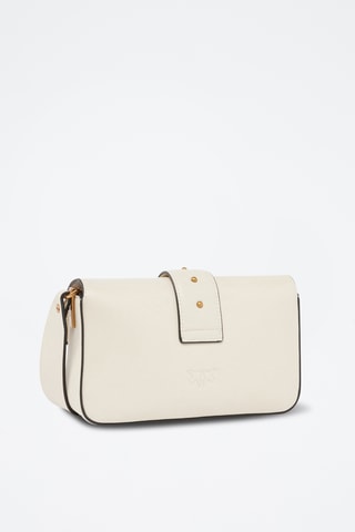 Leren Schoudertas Love One Mini - Wit