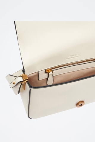 Leren Schoudertas Love One Mini - Wit
