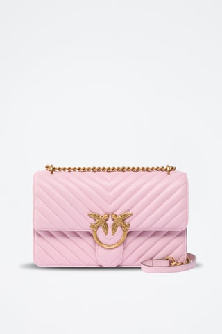 Schapenleren Schoudertas Love One Classic - Roze