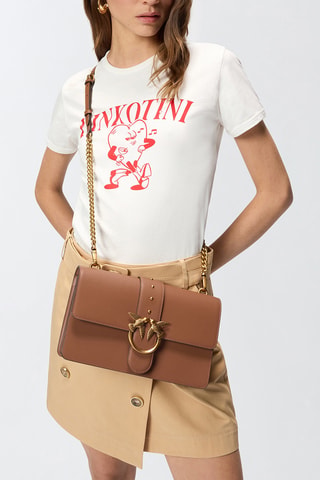 Leren Schoudertas Love One Classic - Bruin
