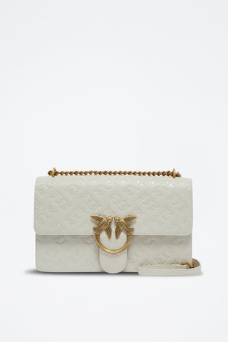 Leren Schoudertas Love One Classic - Wit