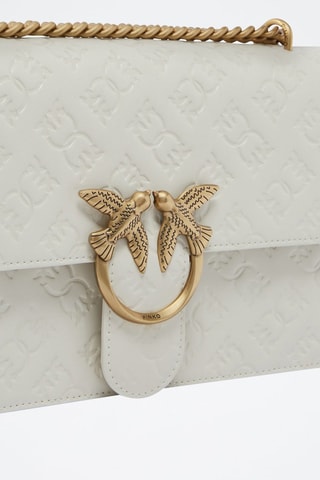 Leren Schoudertas Love One Classic - Wit