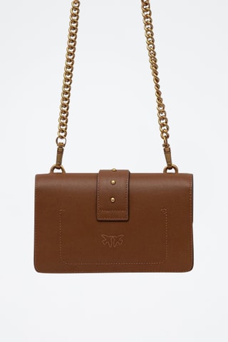 Leren Schoudertas Love One Mini - Bruin
