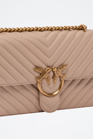 Schapenleren Schoudertas Love One Classic - Camel