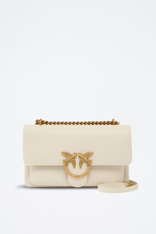 Leren Schoudertas Love One Soft Mini - Wit