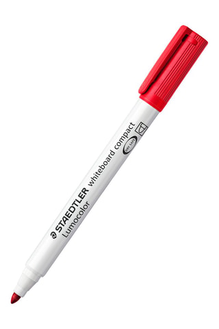 Estojo cavalete Staedtler com 4 marcadores compactos apagáveis a seco - 1 a 2 mm