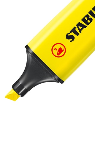 5 marcadores fluorescentes Stabilo Boss Original e 1 marcador preto