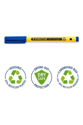 3 canetas de feltro de escrever Noris® writing pen 307 - Azul