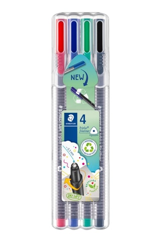 4 canetas de feltro Triplus® - 4 cores