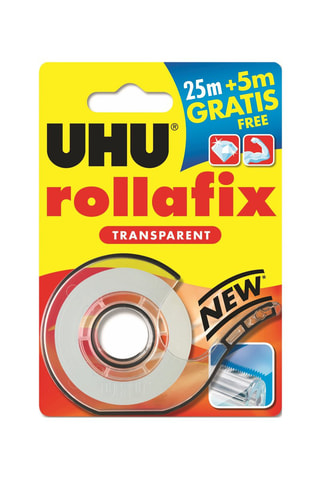 Fita adesiva transparente Rollafix - 30 m