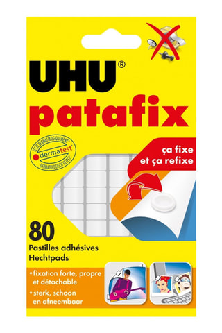 80 pastilhas adesivas Patafix