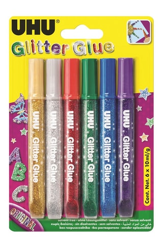 6 canetas de cola com purpurinas Young Créativ’ - 6 x 10 ml