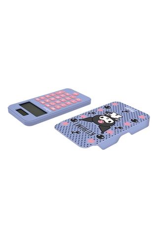 Calculadora de bolso Kuromi - Rosa e azul