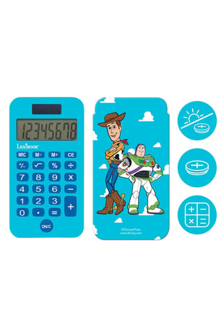 Calculadora de bolso Toy Story Disney - Rosa e azul